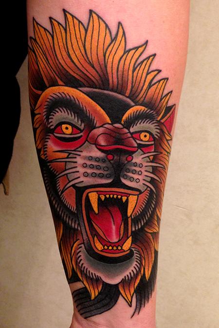 Jonathan Montalvo - lion tattoo